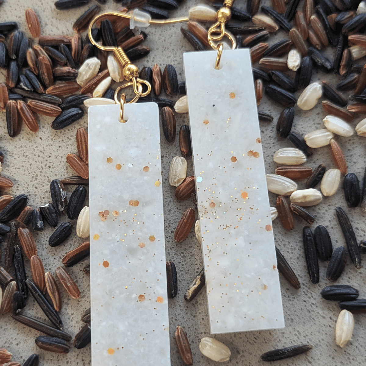 LLUM · Pendientes de arroz Bomba - Imagen 4